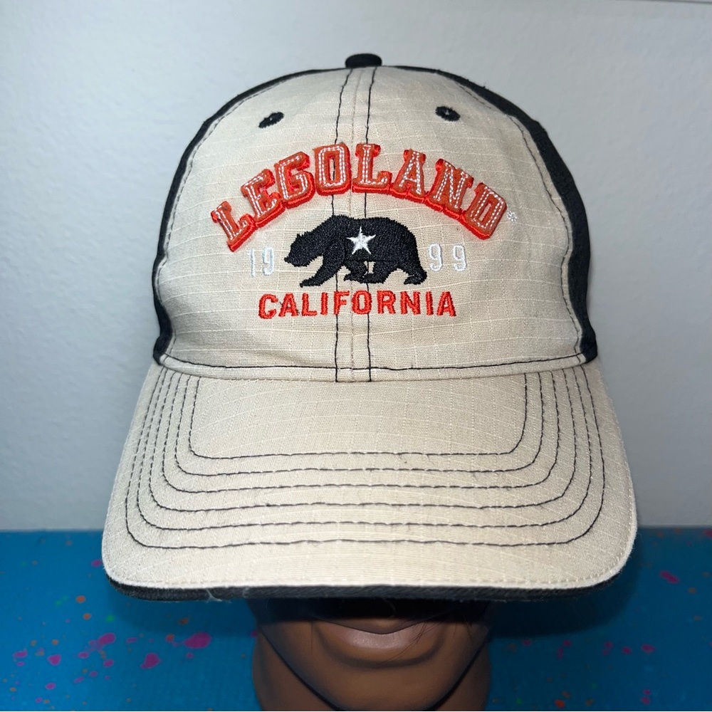 Lego Legoland California 1999 bear tan/black Baseball Cap Adjustable Strapback